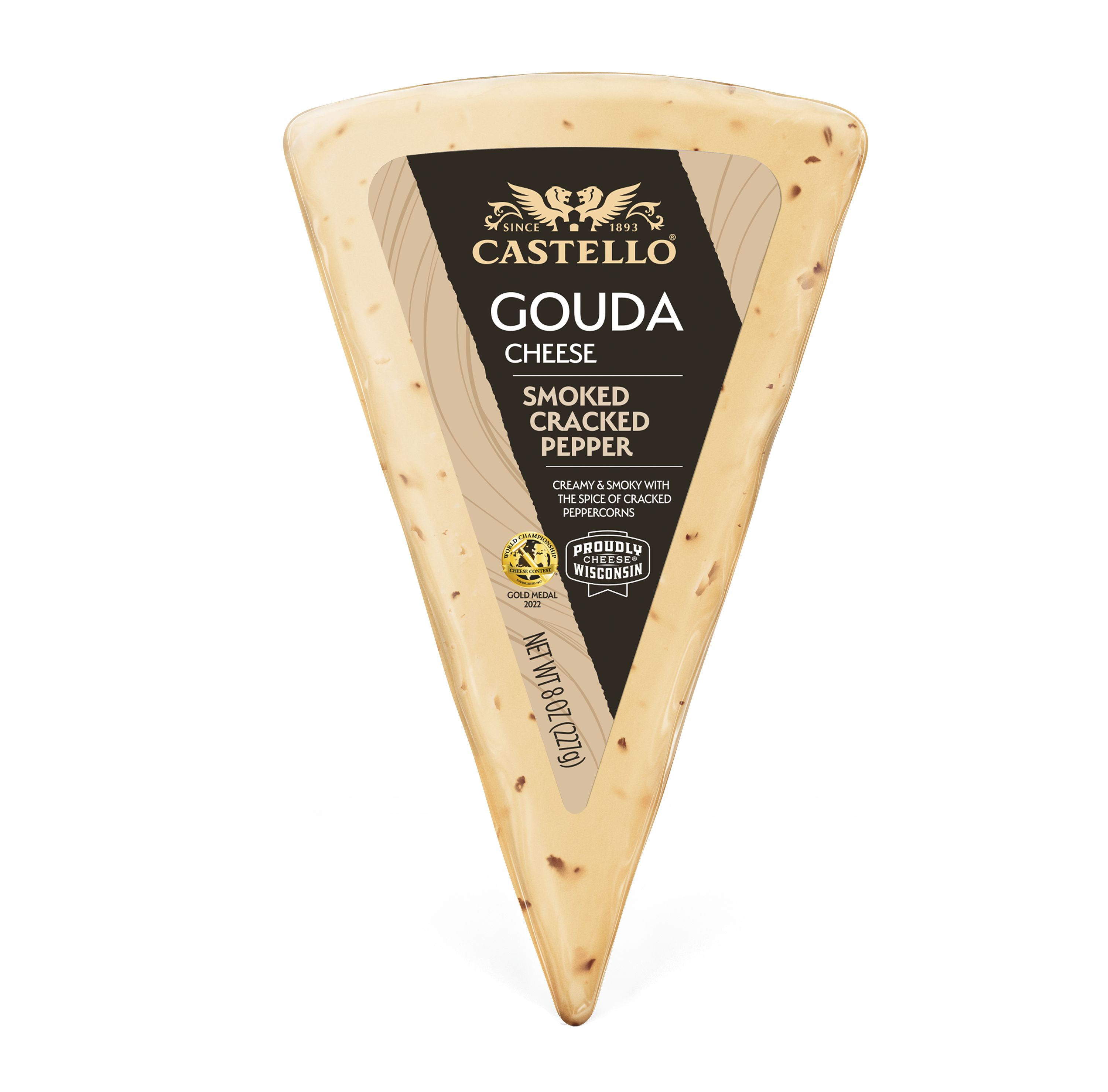 Castello® Smoked Cracked Pepper Gouda Cheese