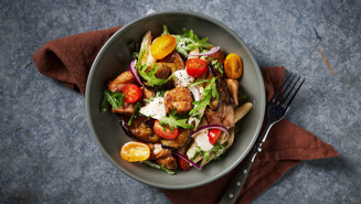 Krämig pastasallad med kyckling