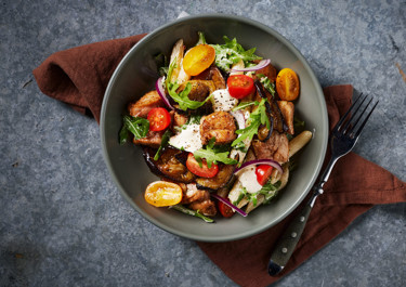 Krämig pastasallad med kyckling