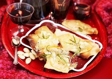 Valkoinen gourmetpizza