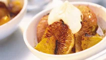 Kanelgratinerade citrusfrukter