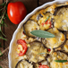 Moussaka de ternera con crema de yogur