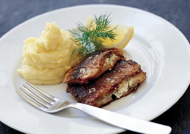 Strömming med kaviarröra
