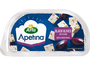 Arla Apetina snack mustat oliivit 100g