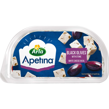Arla Apetina snack mustat oliivit 100g