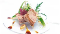 Kycklingleverterrin med balsamicosirap