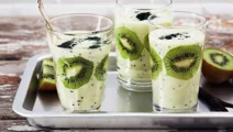 Smoothie met skyr en kiwi
