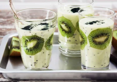 Smoothie met skyr en kiwi