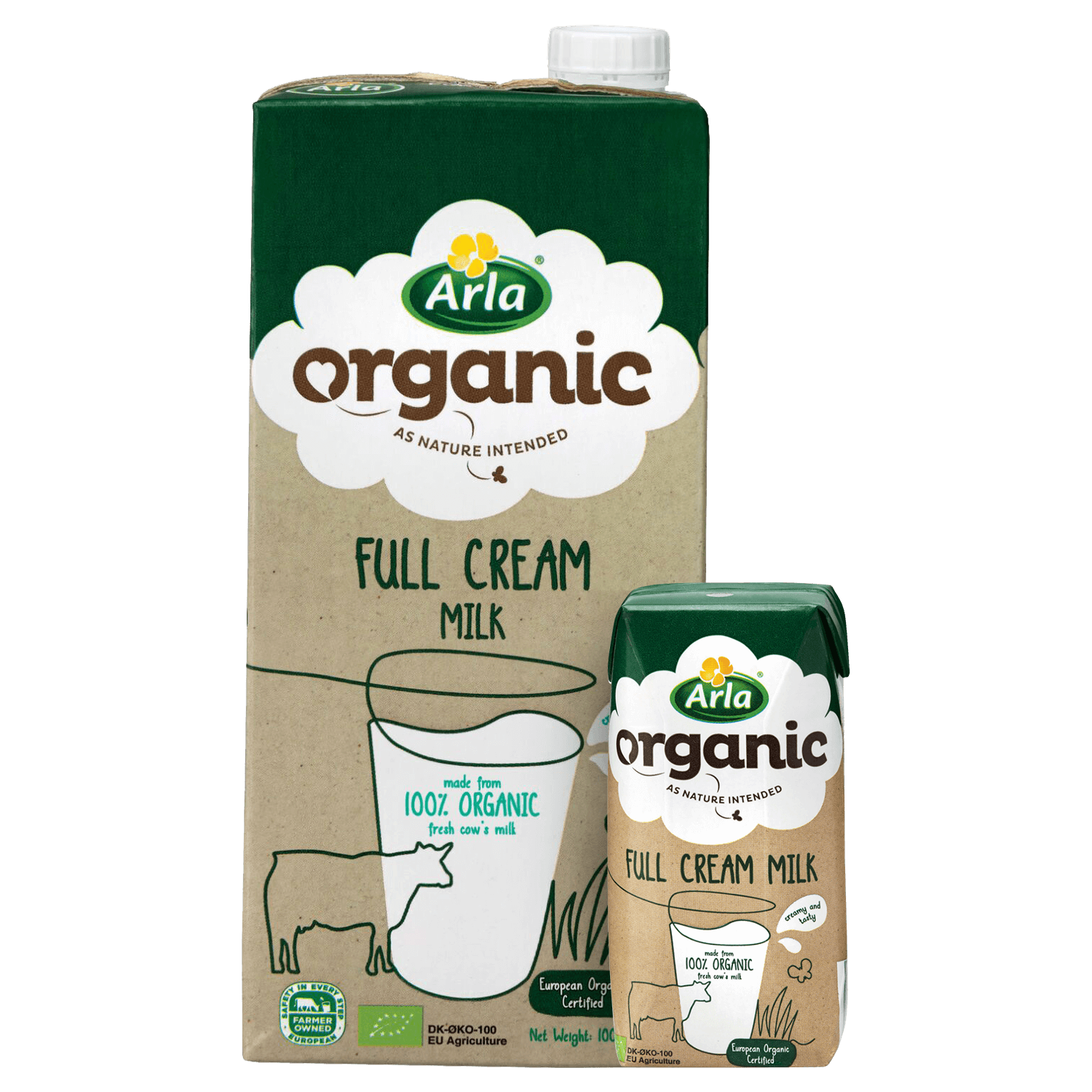 Arla Organic UHT Milk Full Cream 3,5%