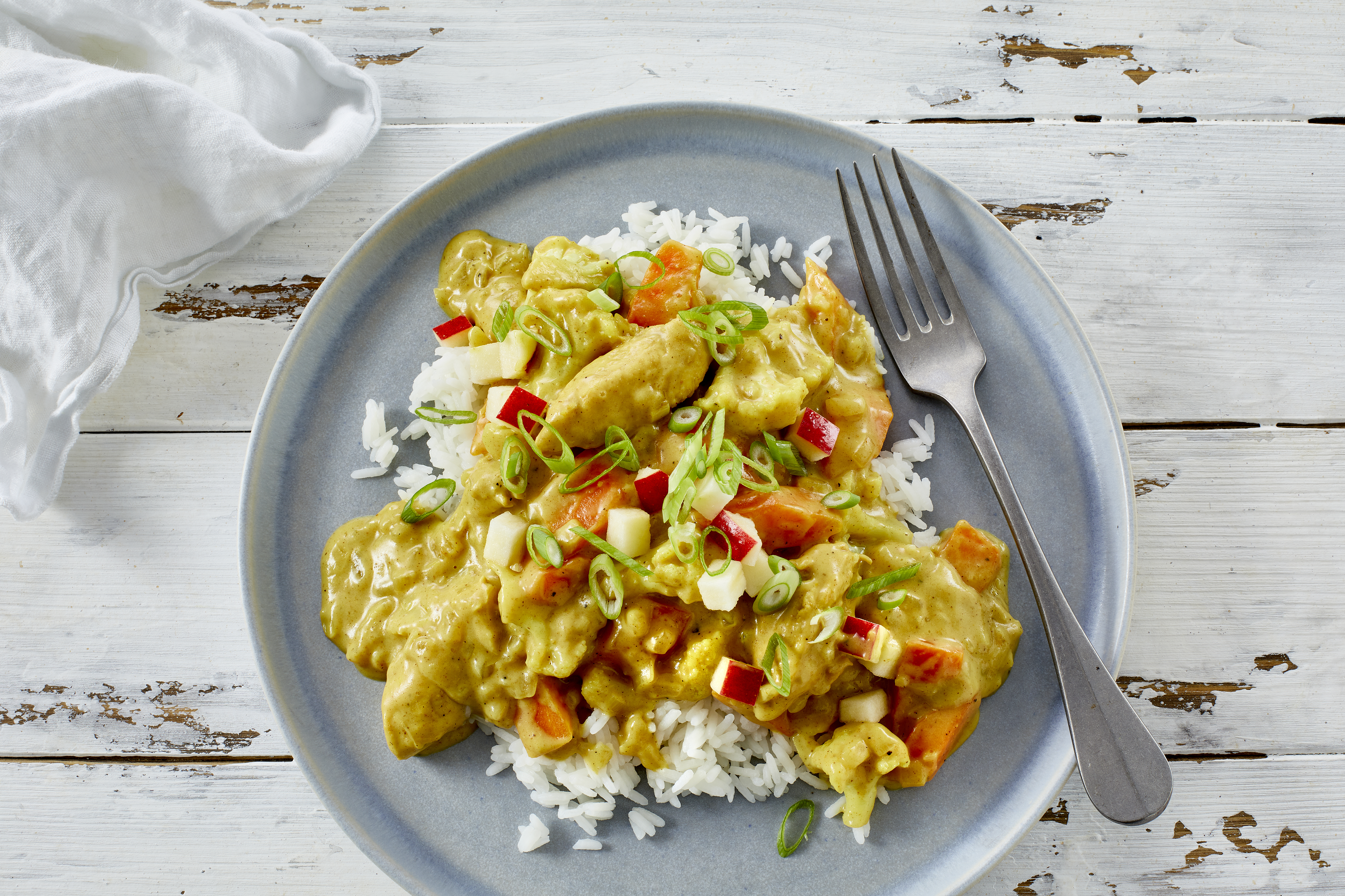 Hühnercurry mit Reis Rezept | Arla - Rezept