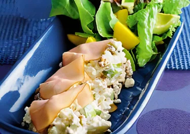 Rökt kalkonbröst med färskost