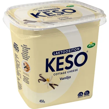 Arla Keso raejuusto vanilja 450g laktoositon