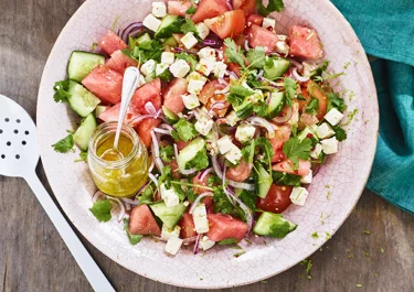 Melonsallad med vitost