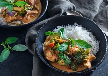 Panang curry met kip