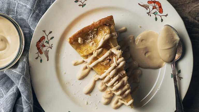 Karamelsaus van skyr