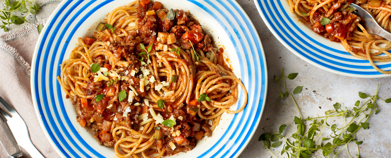 Pasta med kødsauce-image