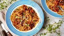 Pasta med kødsauce