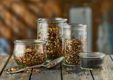 Protein muesli with lentils and honey