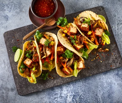 VEGETARIAN FAJITAS WITH CREAM CHEESE