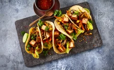 VEGETARISCHE FAJITAS MIT FRISCHKÄSE