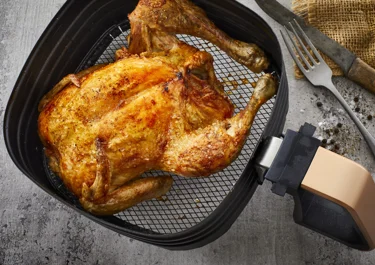 Kip uit de airfryer