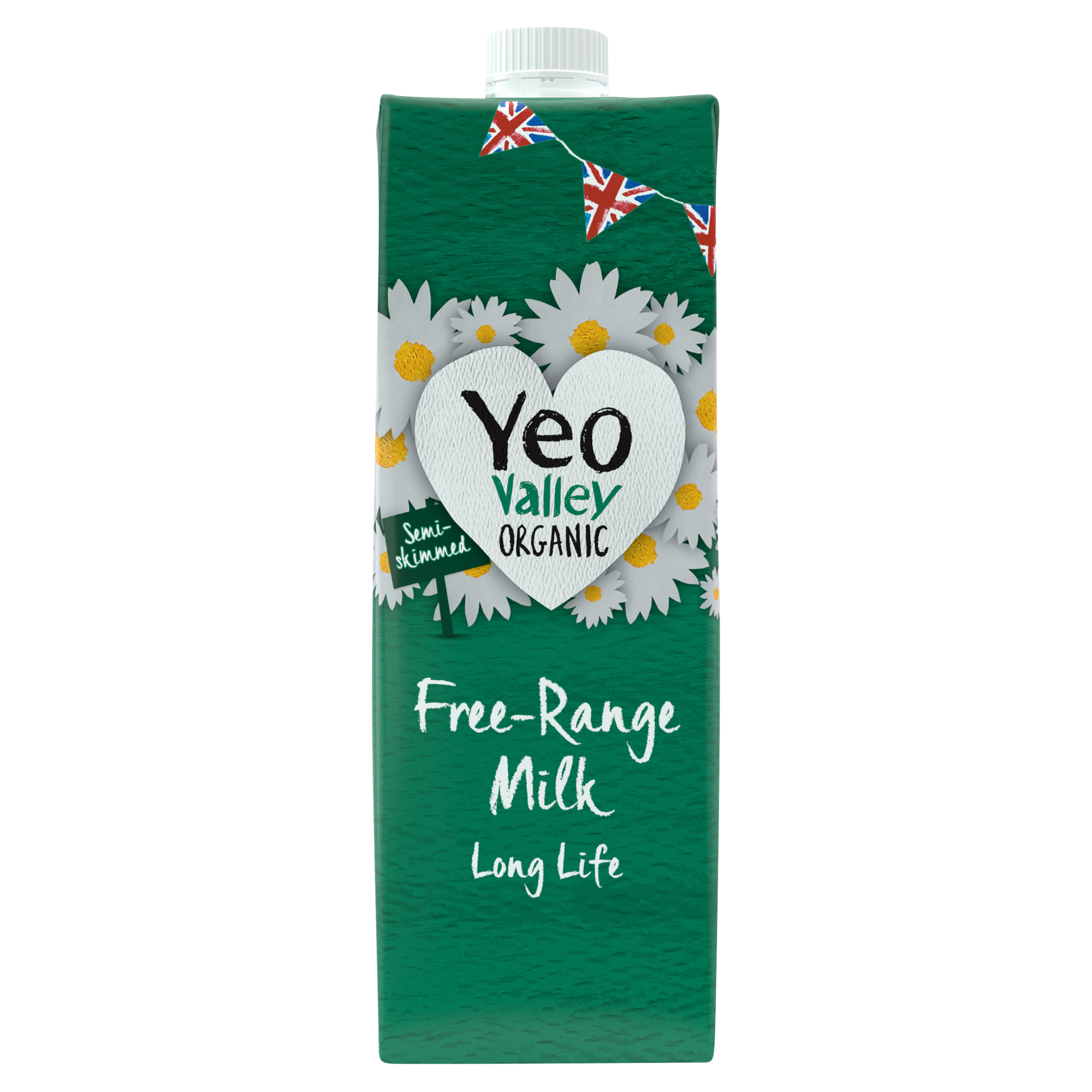 Yeo Valley Organic Long Life Semi Skimmed Milk 1L