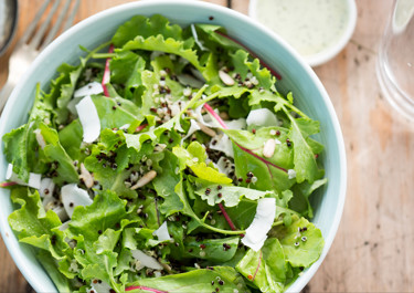 Salad with Coconut Dressing