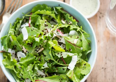 Salad With Coconut Dressing