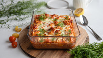 Sitruunainen tonnikala-tortellinivuoka
