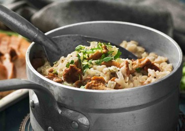 Kantarellirisotto