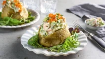 Räkfyllning till bakad potatis