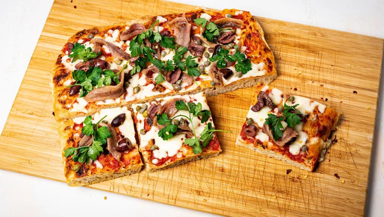 Plaatpizza Puttanesca