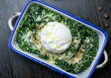 Potato Gratin With Spinach