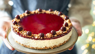 Risalamande cheesecake