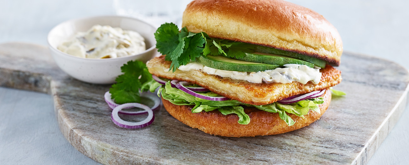 California burger med avokado