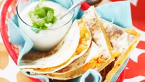 Quesadillas med sötpotatis