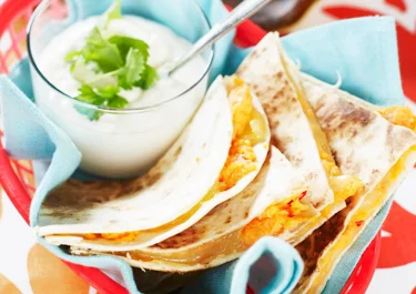 Quesadillas med sötpotatis