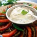 Stekt aubergine med myntayoghurt