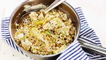 Veteotto med pesto