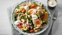 Räksallad med ost