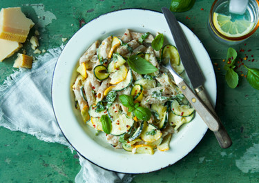 Pasta med squash
