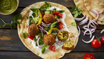 Falafel wrap