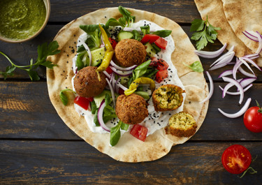Falafel wrap