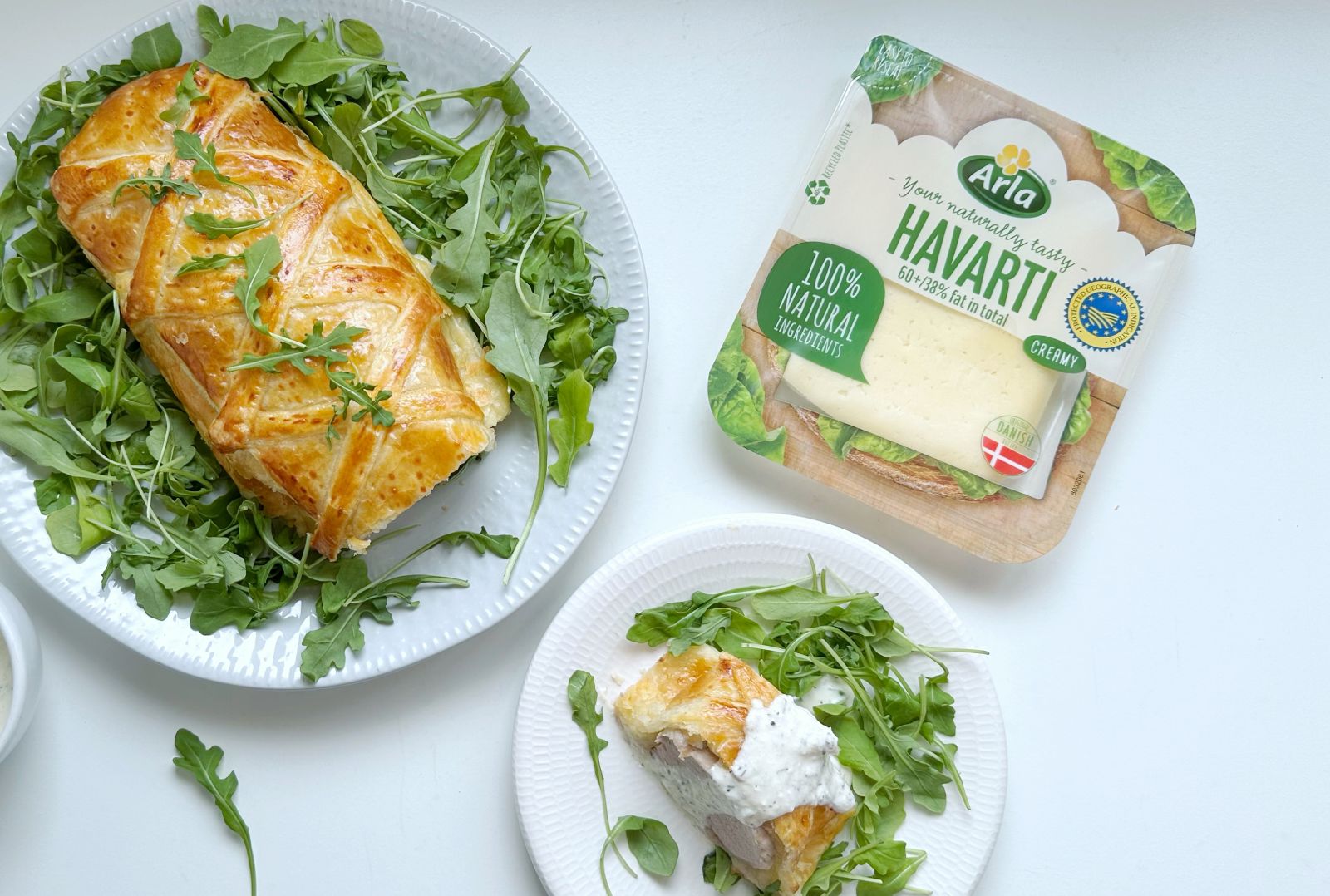 Solomillo Wellington con Arla Havarti