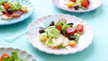 Kanaa ja rucola-pestoa