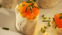 Löjromsrulle med cheddar