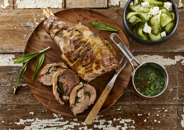 Lamb with garlic