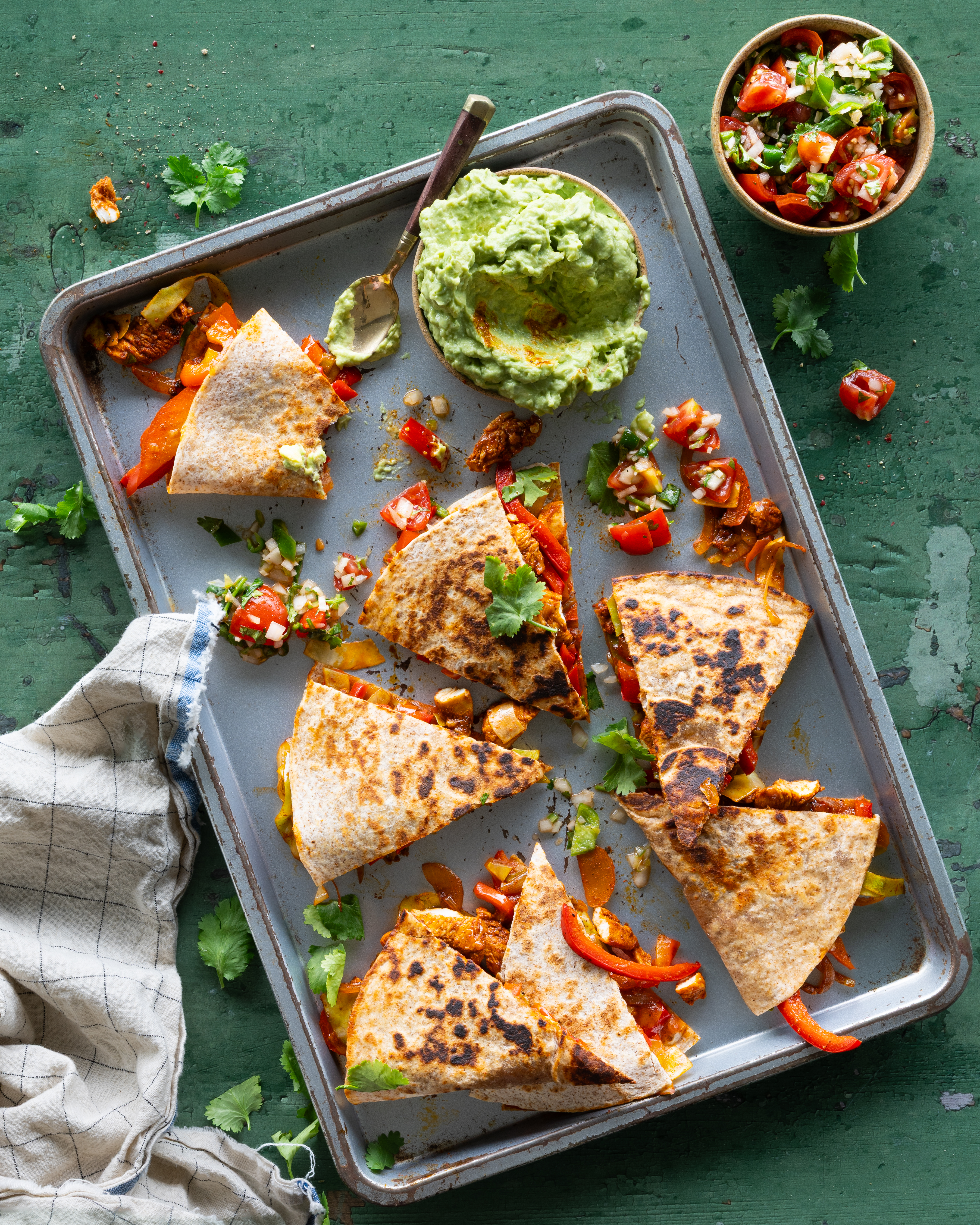 Quesadillas med kylling