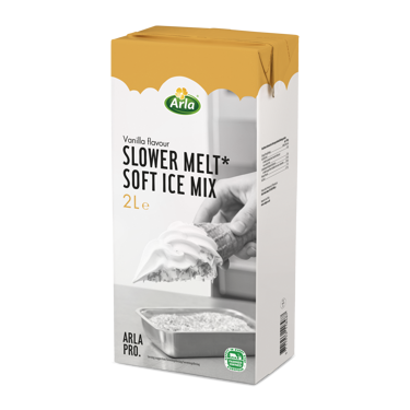 Mix pour glace vanille 2L – Fonte lente