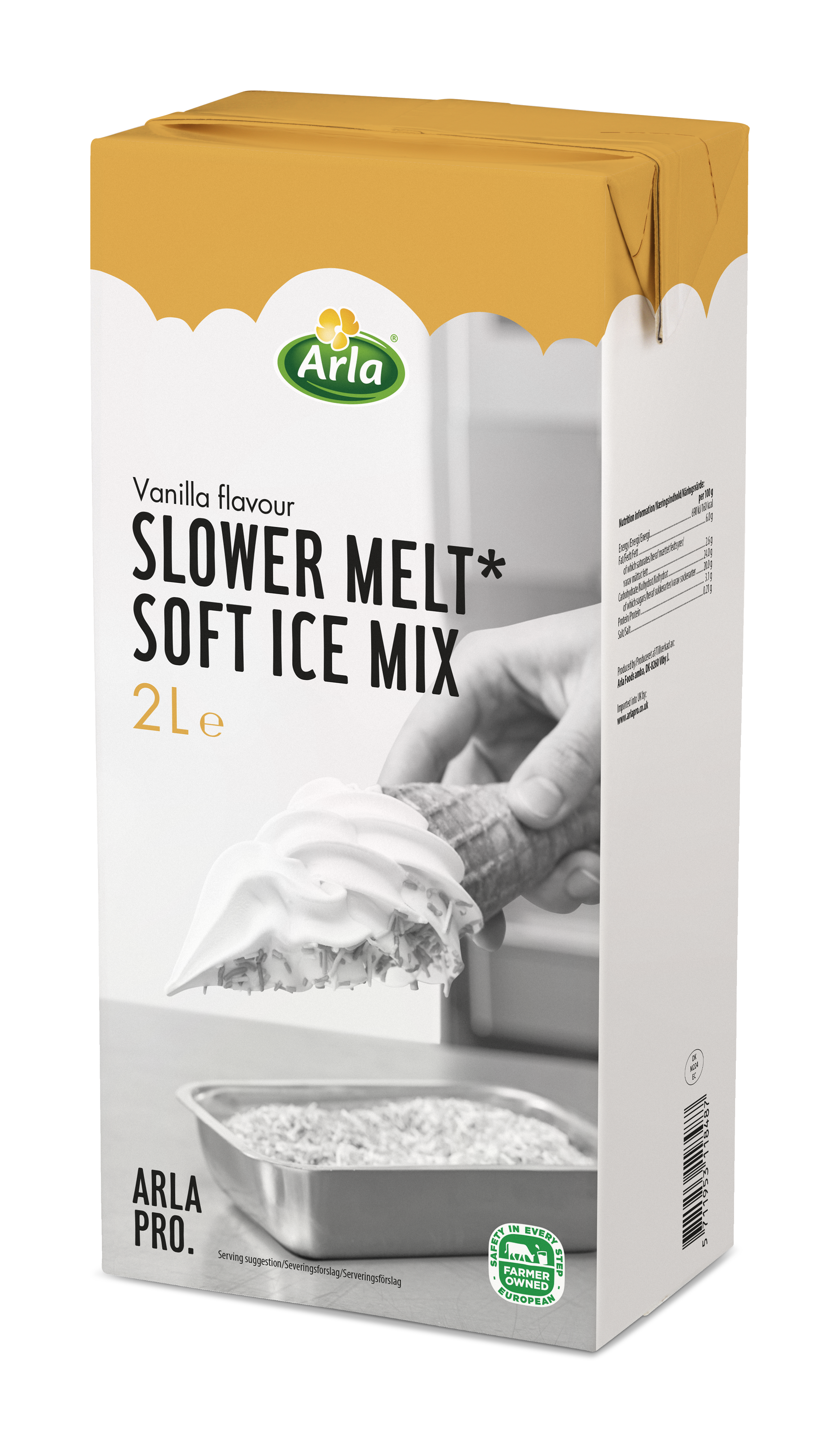 Arla Pro SLOWER MELT Soft Serve 2L